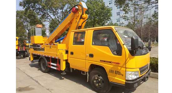 江鈴14米伸縮式高空作業車